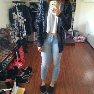 Leopard print cardigan from Karmaloop