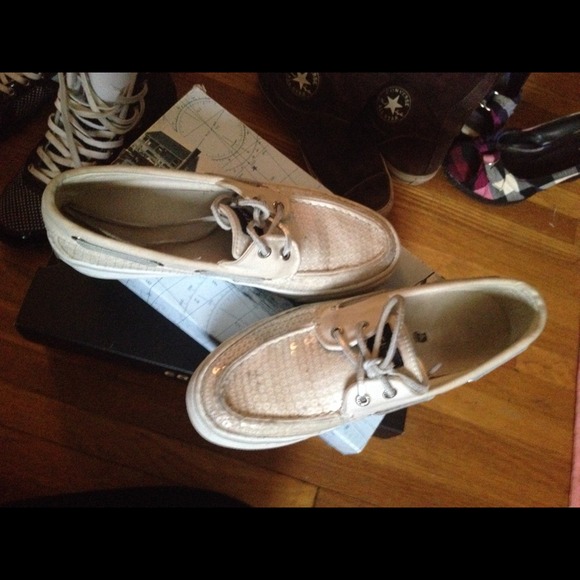 Sequined slip on