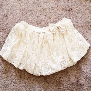 Crochet Shirt With Bow Detail