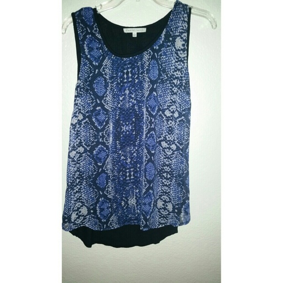 Snake patterned top