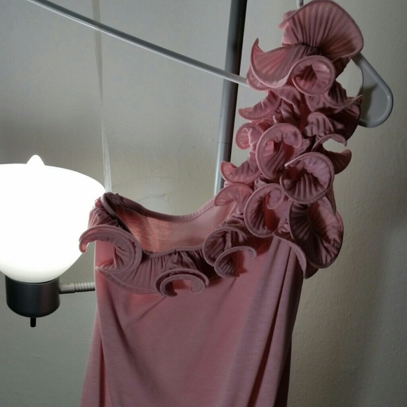 Cute Pink Floral Strap Top - Picture 2 of 3