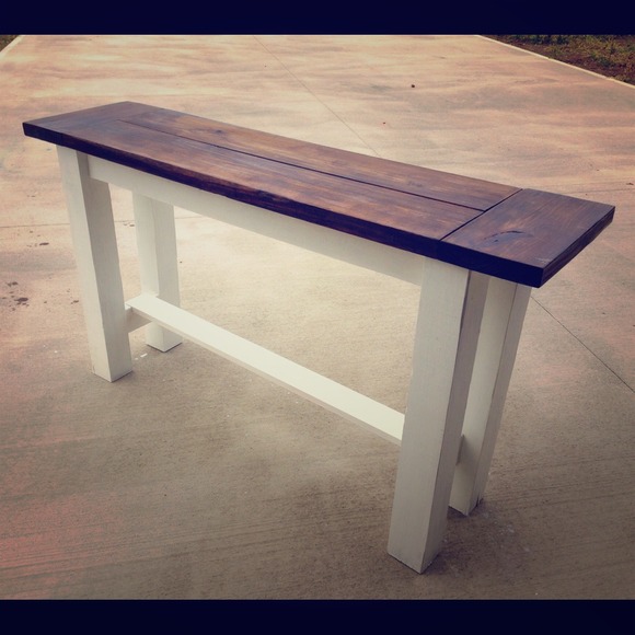 My hobby! Farmhouse sofa table:) NOT FOR SALE