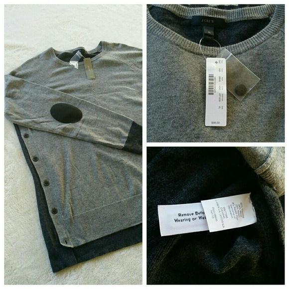 J. Crew side button sweater - Picture 3 of 4