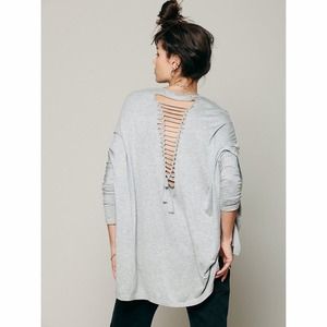 Free People Axel Caplet Boxy Long Sleeve Tee