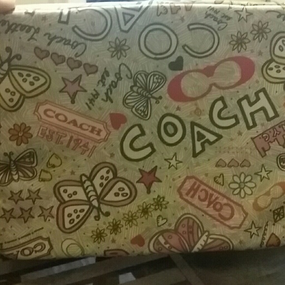 Coach Graffiti laptop sleeve