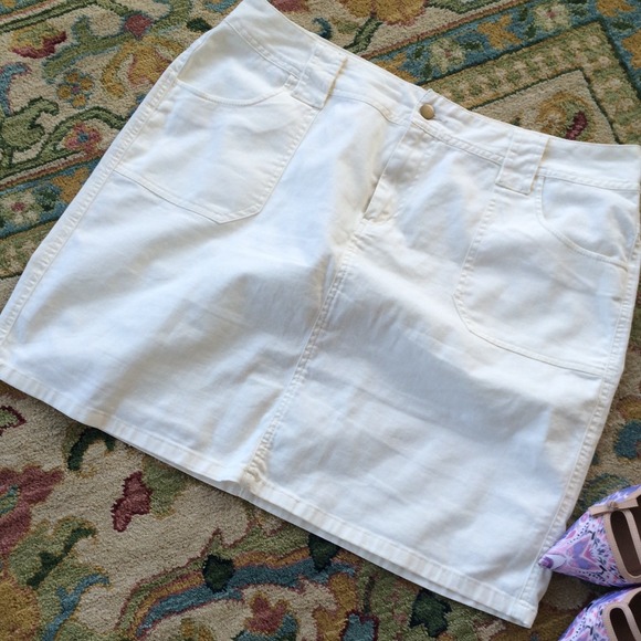 BUNDLE MAG🎀 Pretty Cream SKIRT - Soft Jeans Style - Picture 4 of 4