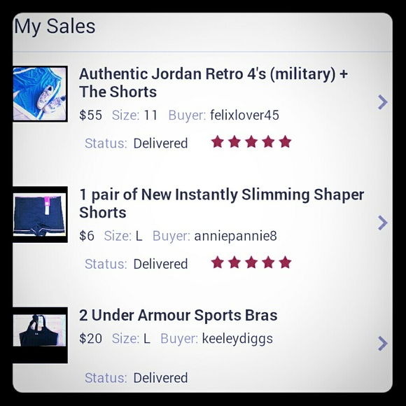 Closet Stats and Happy Buyers
