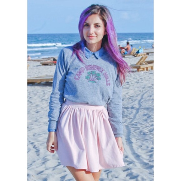 ❌SOLD❌Light Pink American Apparel waist skirt S/M