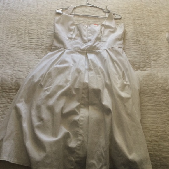 White Calvin Klein dress