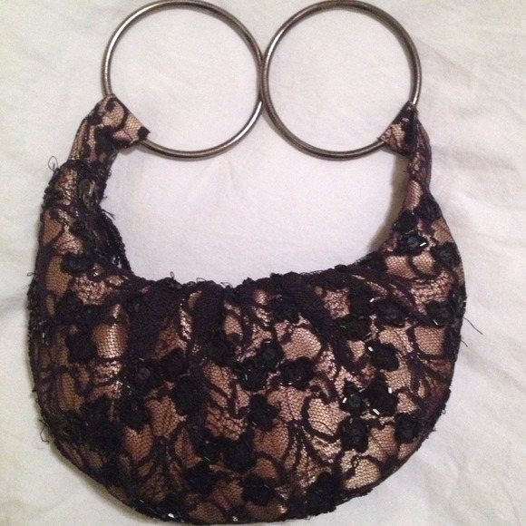 NWOT - White House Black Market lace cocktail bag