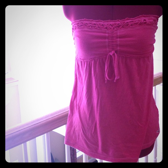 Bright pink hollister top - Picture 1 of 3