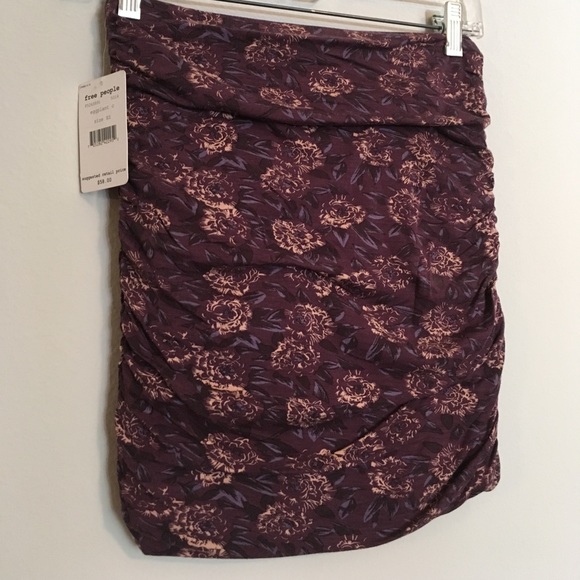 Free People Dresses & Skirts - NWT Free People Pleated Floral Flowers Mini Skirt
