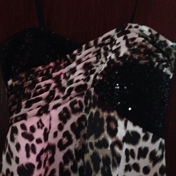 Leopard print cocktail dress - Picture 2 of 2