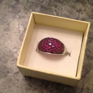 Real rubies ring 925 silver trade package