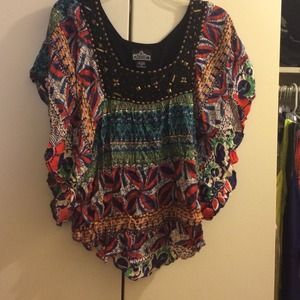 Multi Colored Print Blouse
