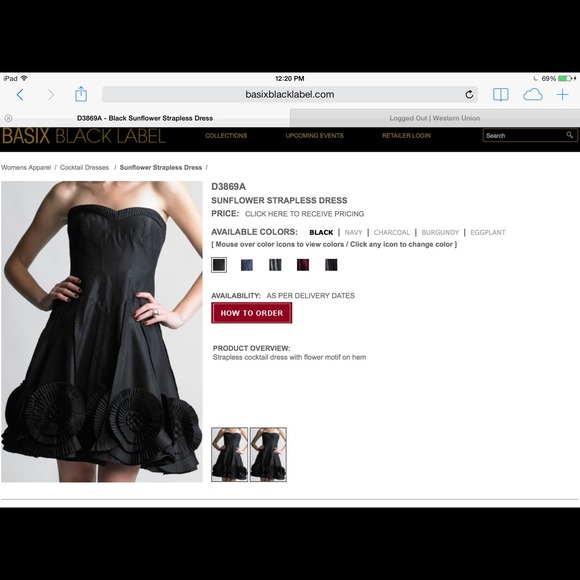 Basix cocktail dress