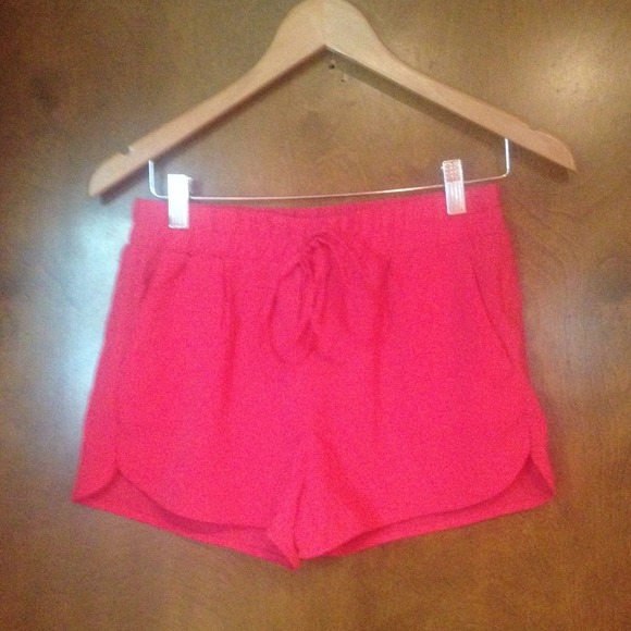 Pink Chiffon Shorts