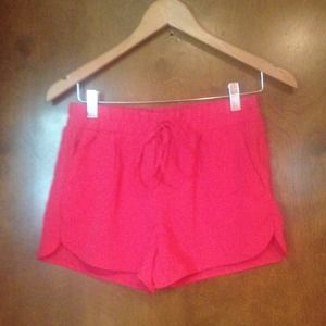 Pink Chiffon Shorts