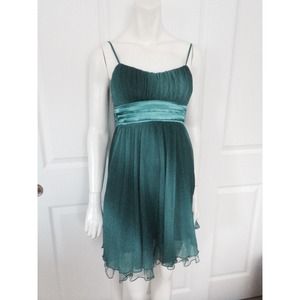 Ruby Rox Glittered Teal Homecoming Dress