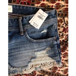 Hollister lace pocket shorts