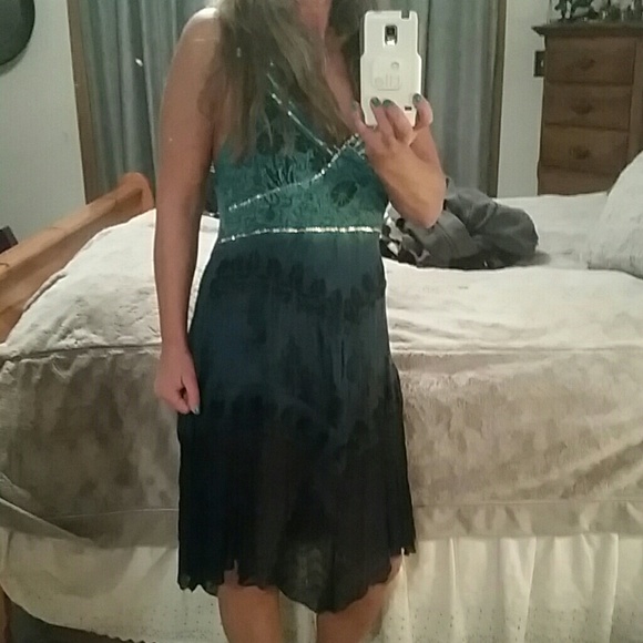 boho halter dress nwt - Picture 4 of 4