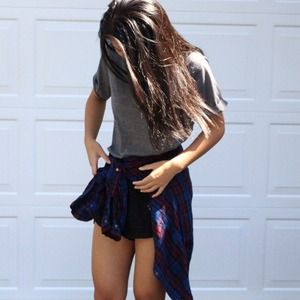 Tri-Color Grunge Flannel