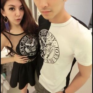couple shirt & dress