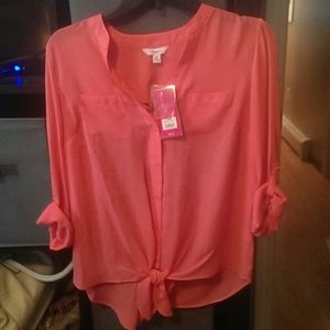 Pink blouse