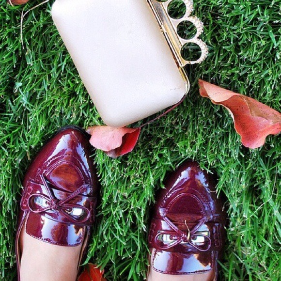 Marc Fisher Shoes - Burgundy Marc Fisher Loafer Flats