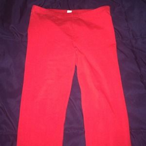 Red forever 21 leggings