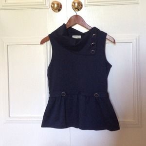 Nautical Peplum Top
