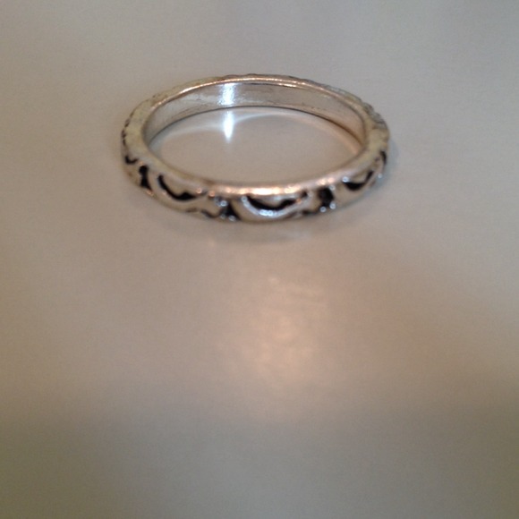 Antique Silver Boho Rusted Rings - Picture 2 of 4