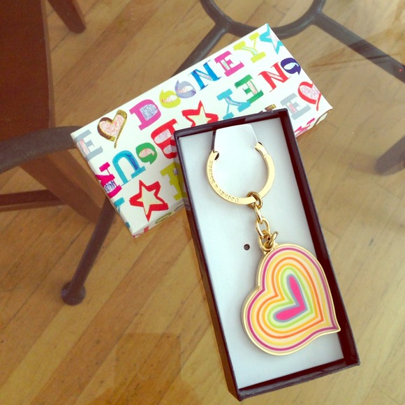 Dooney & Bourke Heart Keychain