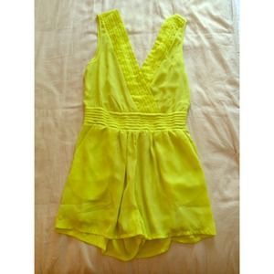 Yellow Romper/Playsuit