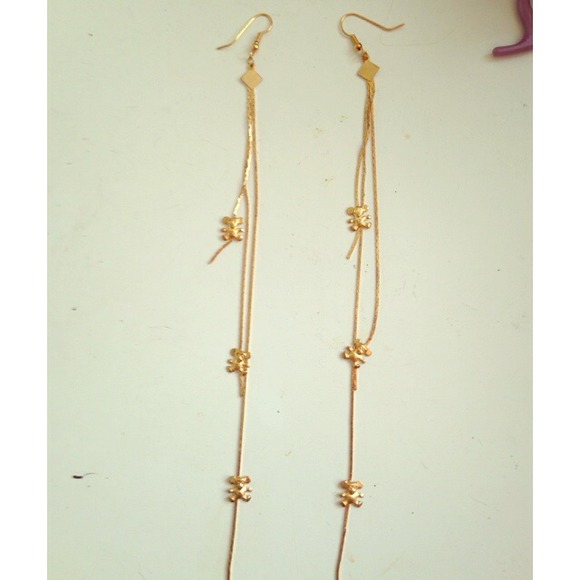 Teddy bear earrings!