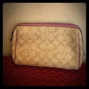 Coach cosmetic bag