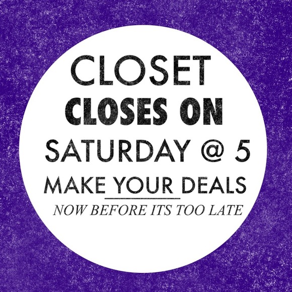 2 MORE DAYS TO SHOP! Make me an offer!!