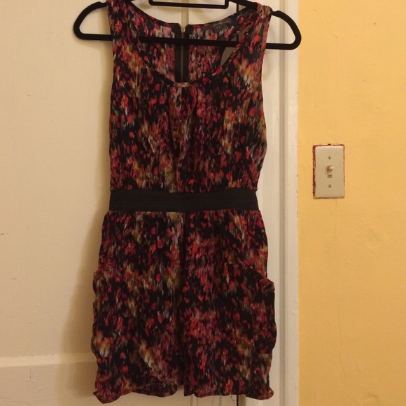 Colorful paint splatter dress