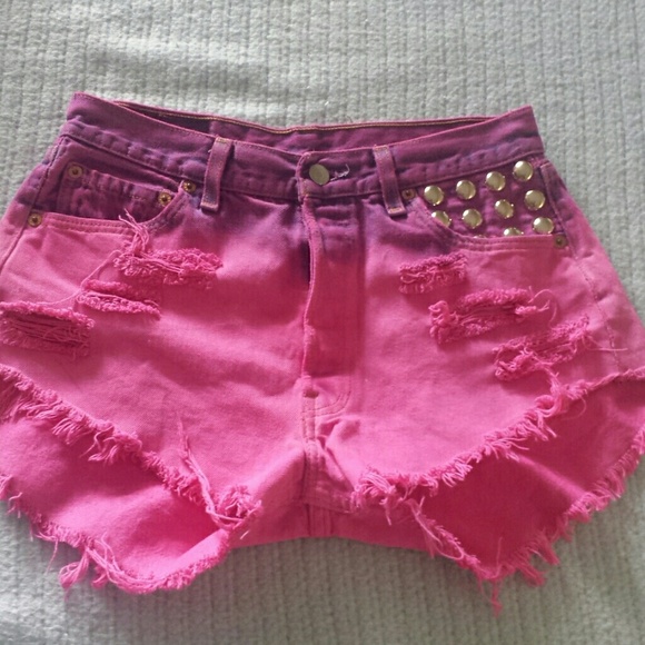 TYE DYE LEVI'S SHORTS