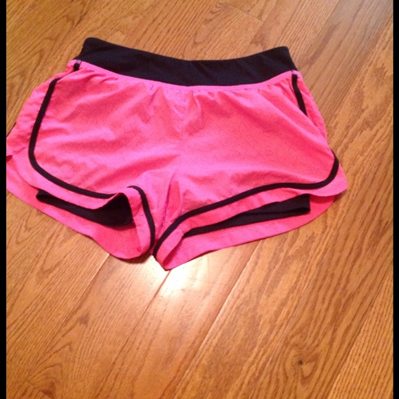 Victoria's Secret sport shorts.