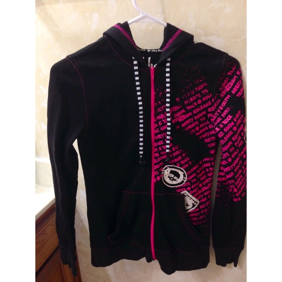 Abbey Dawn Zip-up Hoodie with Headphones