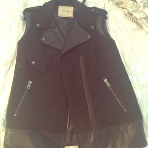 ZARA Black Moto vest 💕💕only for schang9