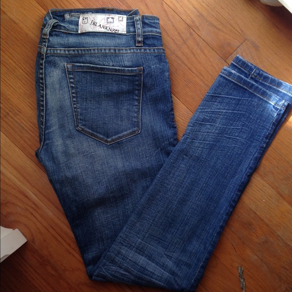 Blank jeans