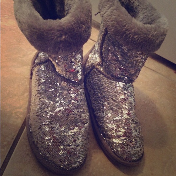 Sparkly boots from wet seal.