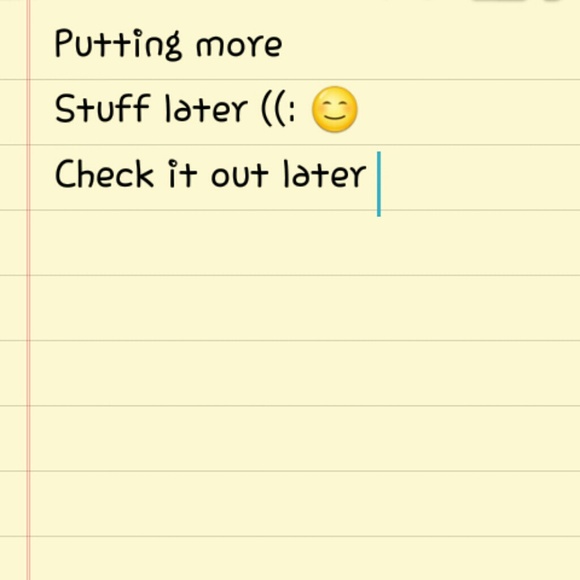 More stuff later