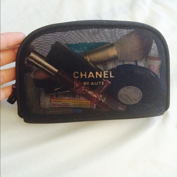 Chanel make up bag