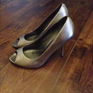 Aldo metallic heels size 36