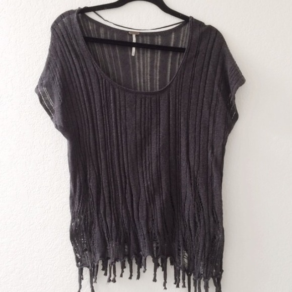 Free People Fringe Top