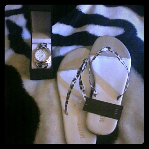 Watch with matching sandals