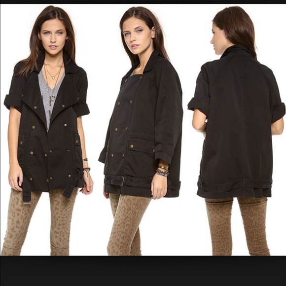 current elliott infantry jacket black sz2 nwt